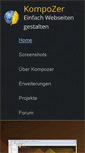 Mobile Screenshot of kompozer-web.de