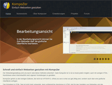Tablet Screenshot of kompozer-web.de